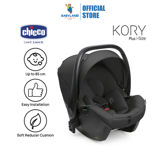 Chicco Kory Plus 2025 I-Size Car Seat - Black Satin