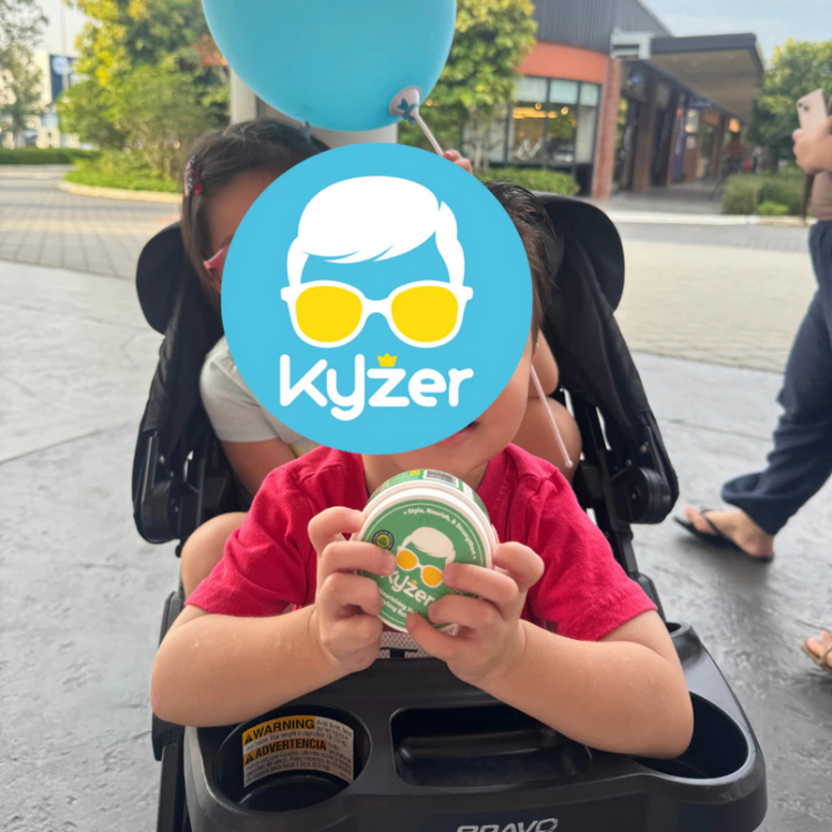 Kyzer Naurishing Hair Styling Balm 50g (Green) For Kids, 6+ months with Moringa, Vitamin E, Sweet Orange (gel wax pomade)