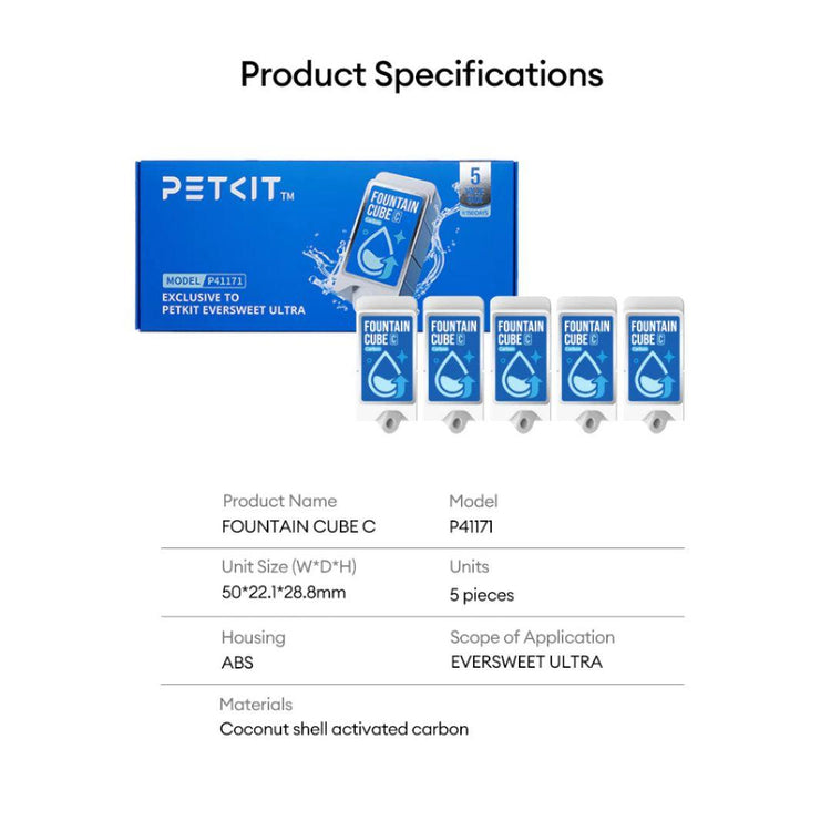 PETKIT Fountain Cube C for EVERSWEET ULTRA (5 PCS)
