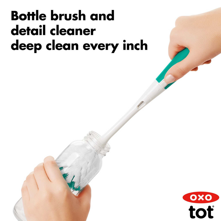 Oxo Tot On the Go Drying Rack & Bottle Brush