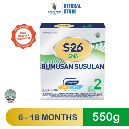 Wyeth S-26 Gold Promil Step 2 (550g) (6-18mth )