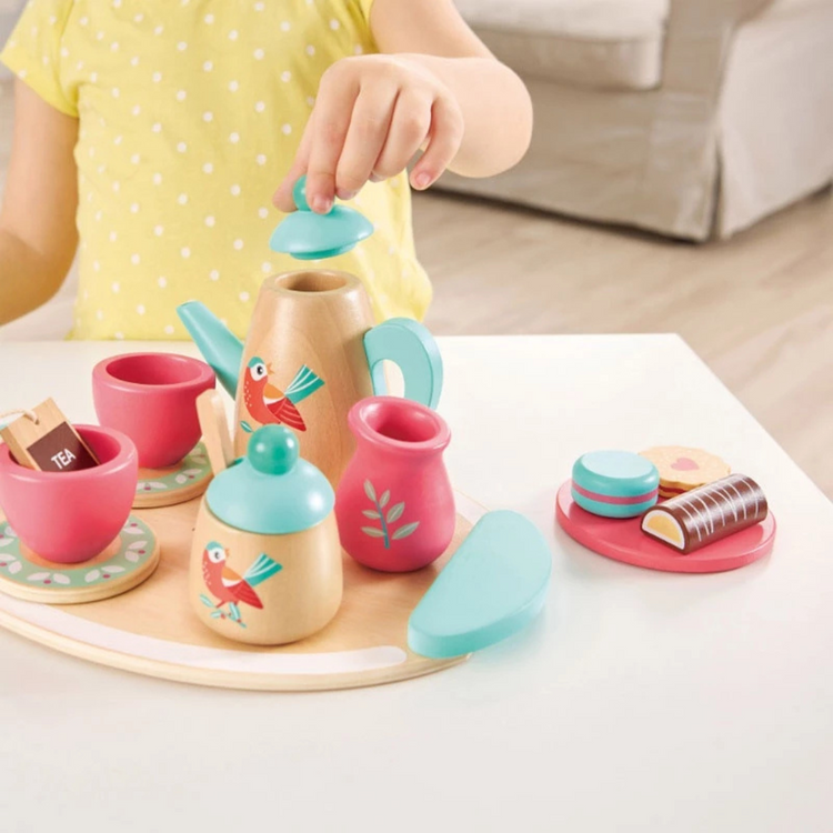 Hape 3207 Tea Time Wooden Playset Suitable For Age 3+ Years