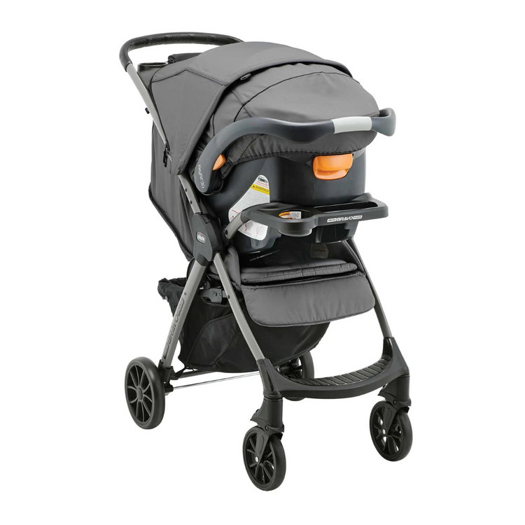 Chicco Mini Bravo Plus Travel System - Slate (6 months till 22.7kg)