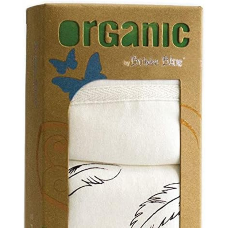 Bubba Blue Feather Organic Burp Pads (2Pcs)