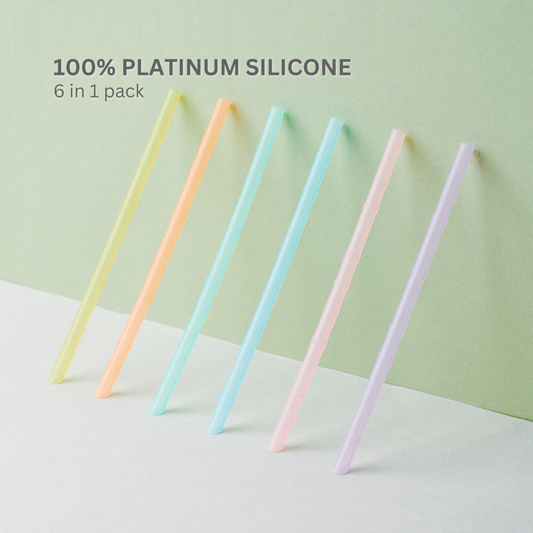 Viida Joy Silicone Straws Set of 6