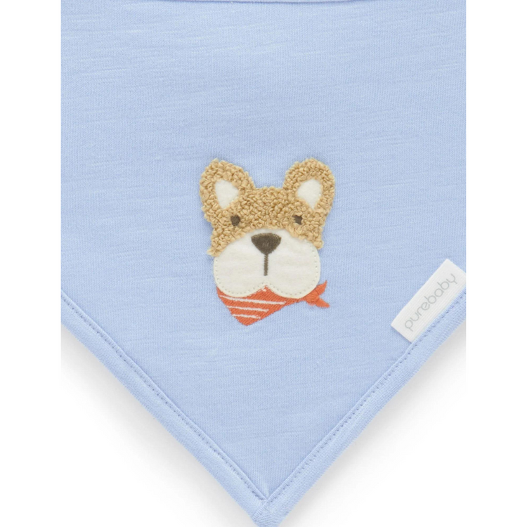 Purebaby Organic Bandana Bib - Surf Print