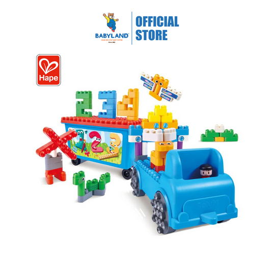 Hape Count & Play Tow Truck (PolyM) (1.5yrs+)