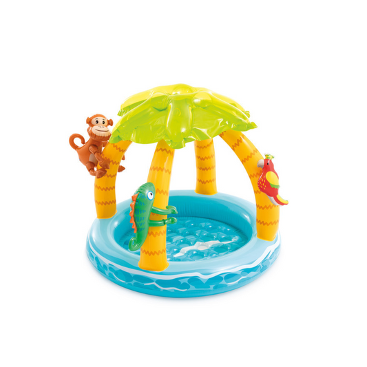 Intex Tropical Island Inflatable Kiddie Pool IT 58417NP (40"x34") (1-3yrs)