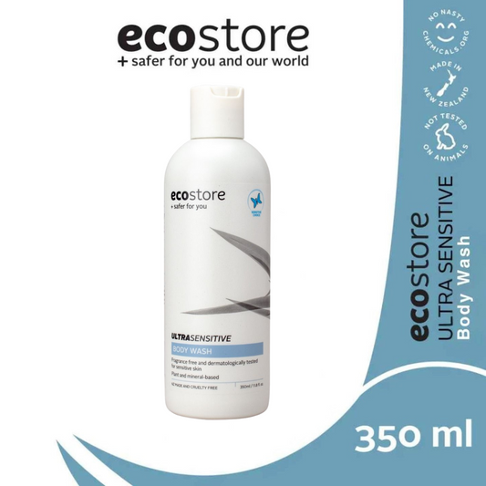 Ecostore Bodywash Ultra Sensitive 350ml, Fragrance Free