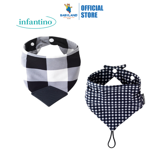 Infantino 316795 Bandana Bibs - 2 Pcs