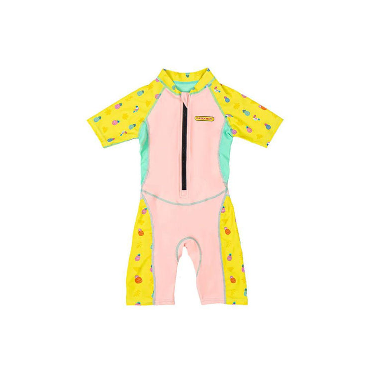 Cheekaaboo AquaLite Swimsuit Nylon 1-Piece UPF50+ Peach Pineapple