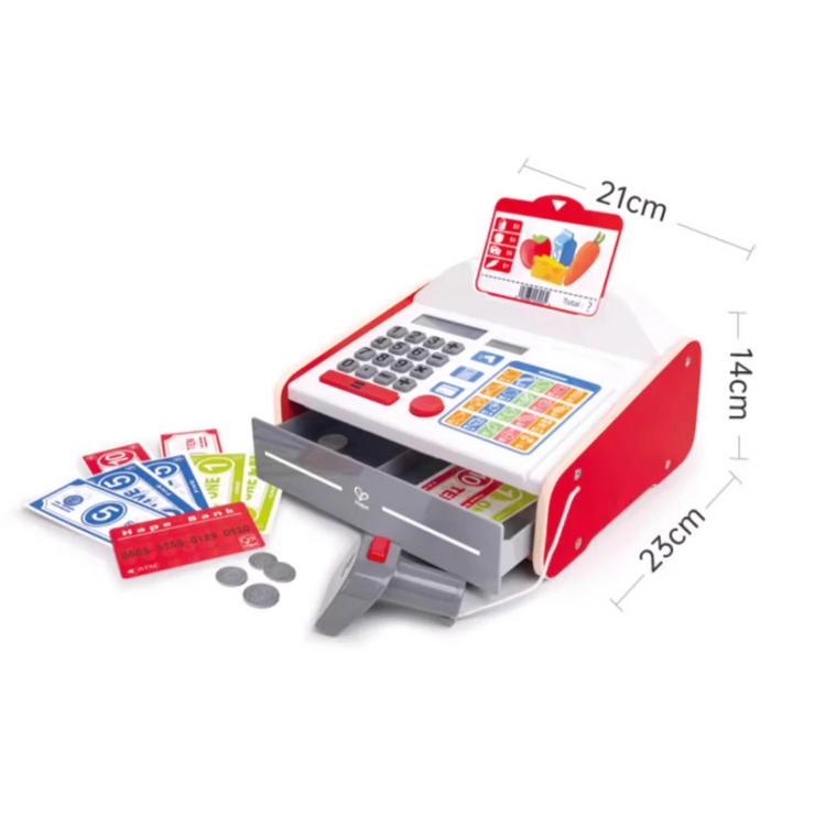 Hape 3184 Beep N Buy Cash Register Pretend Play Suitable For Age 3 Years And Up