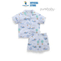 Purebaby Organic Skies The Limit Print Button Up Pj Set