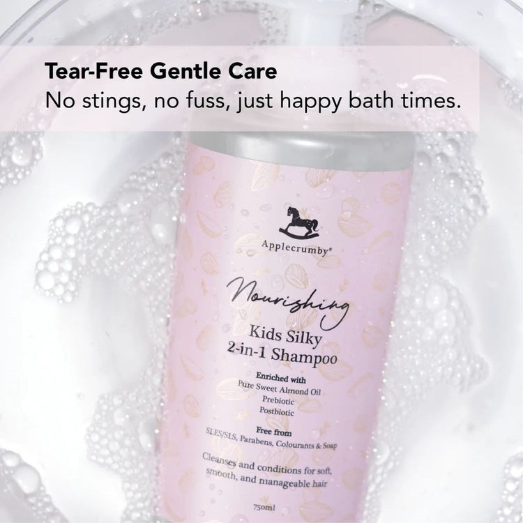 Applecrumby Nourishing Kids Silky 2-in-1 Shampoo 750ml