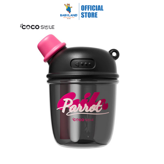 Cocosmile 8318 Dudu Straw Portable Tritan Cup 530ML - Black