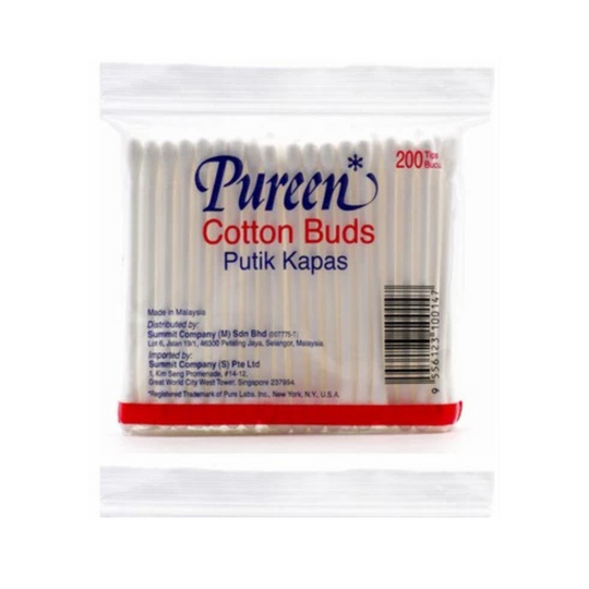 Pureen Cotton Buds (200 tips, Polybag)