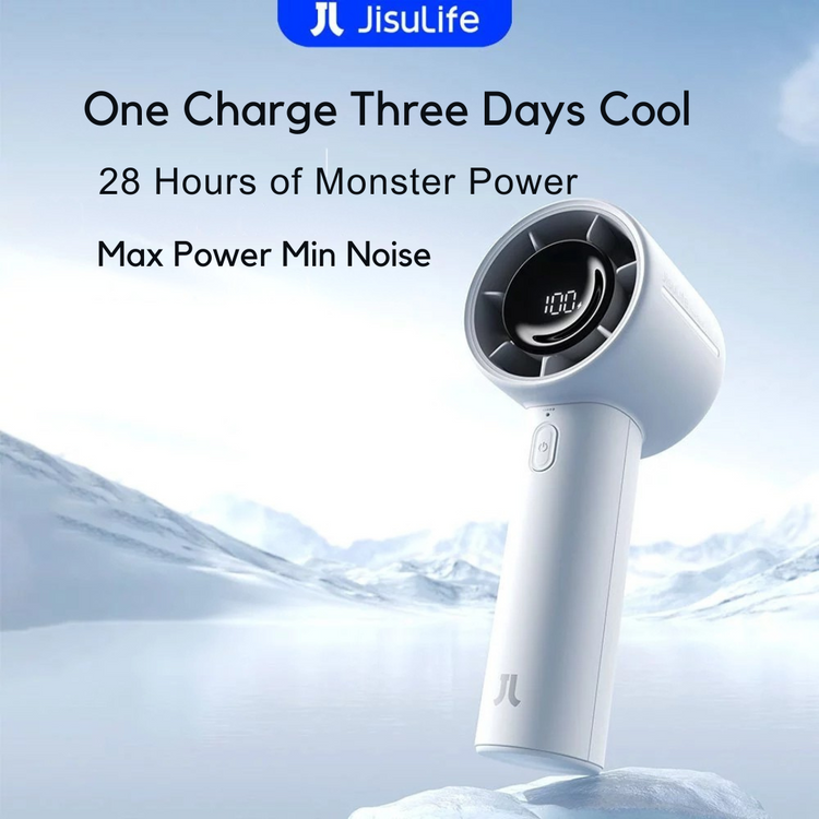 JisuLife Handheld Fan Life10/10S ( 4000mAh/5000mAh ) 5 levels Strong Wind