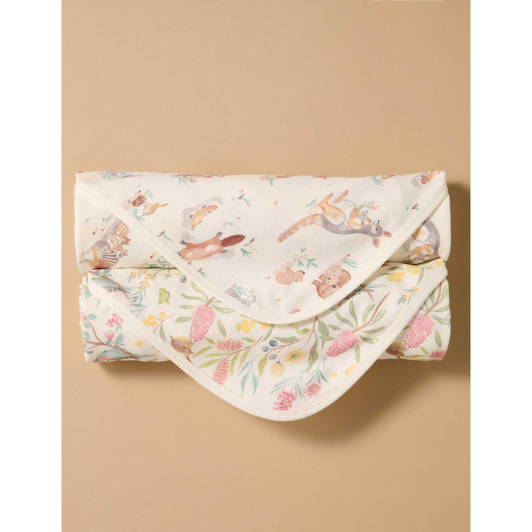 Purebaby Organic Aviary Garden Strech Wrap