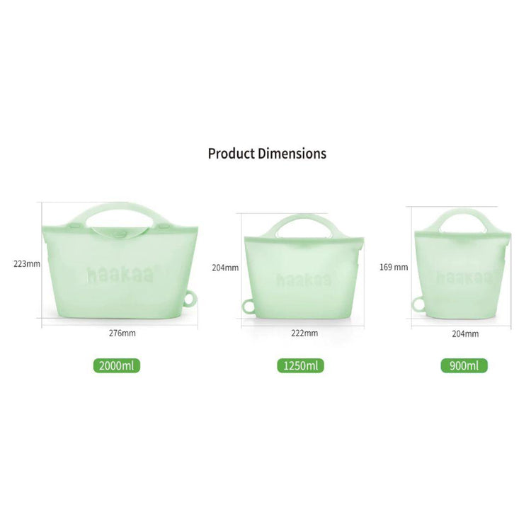 Haakaa Multipurpose Steamer & Steriliser Bag 2000ml ( 1pc ) Microwave