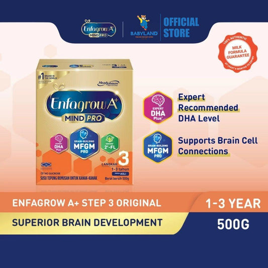 Enfagrow A+ Mind Pro Step 3 (1-3yrs) - Original Milk Formula Powder (500g)