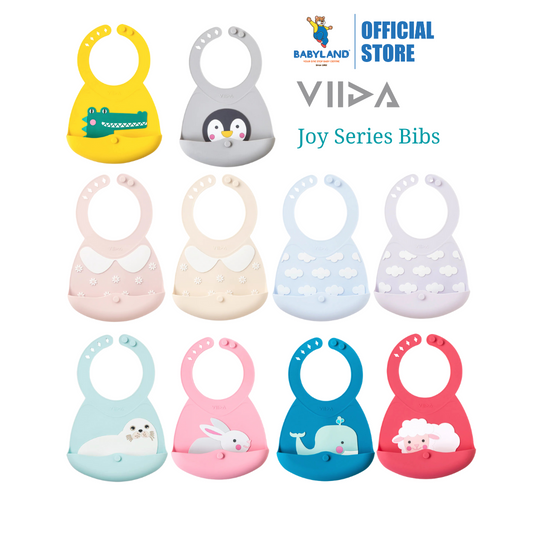 Viida Joy Series Baby Bibs (6m+)