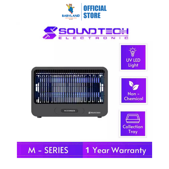 SoundTeoh UVA Lamp Mosquito Killer Insect Killer M4 - Dark Grey
