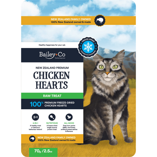 (Made in New Zealand) Bailey Co Freeze Dried Cat Raw Treats
