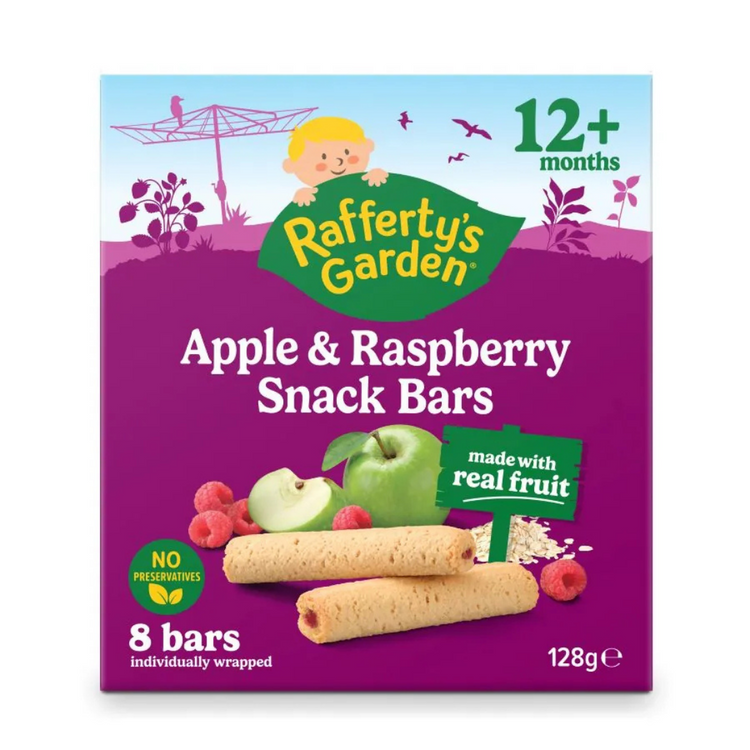 Rafferty's Garden Snack Bars 128g (12+ months)