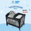Graco Pack And Play with Newborn Napper and Changer LX - Milan, suitable for Newborn onward [ Stock Clearance ]