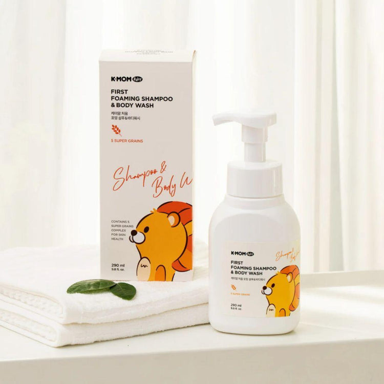 K-Mom First Foaming Shampoo & Body Wash 290ml