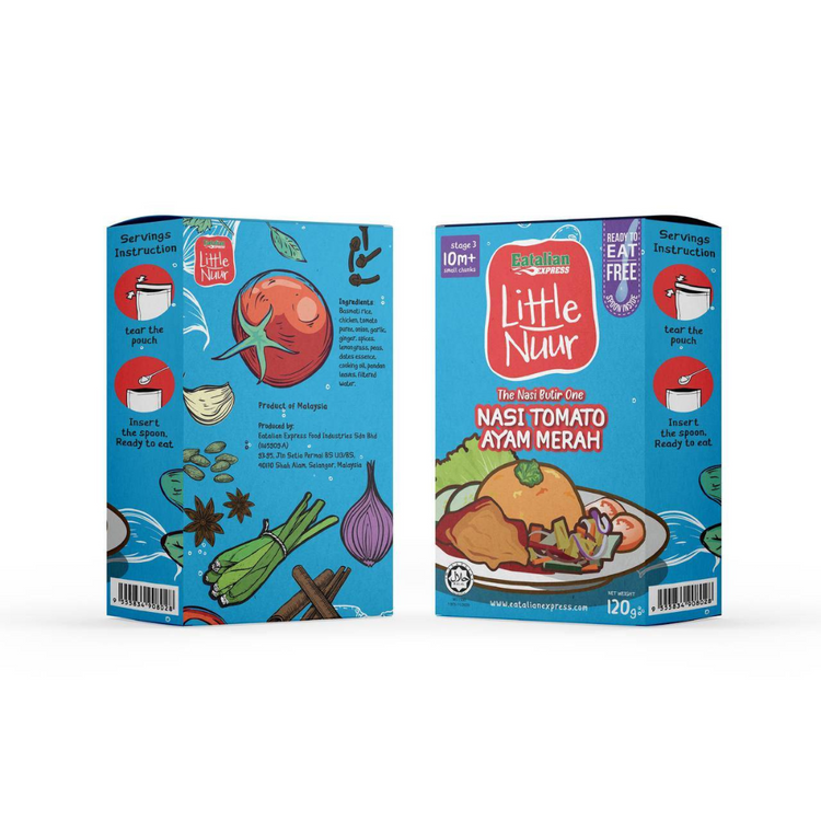 Eatalian Express Little Nuur Baby Food Stage 3 (10m+) | Makanan Bayi untuk 10 bulan ke atas