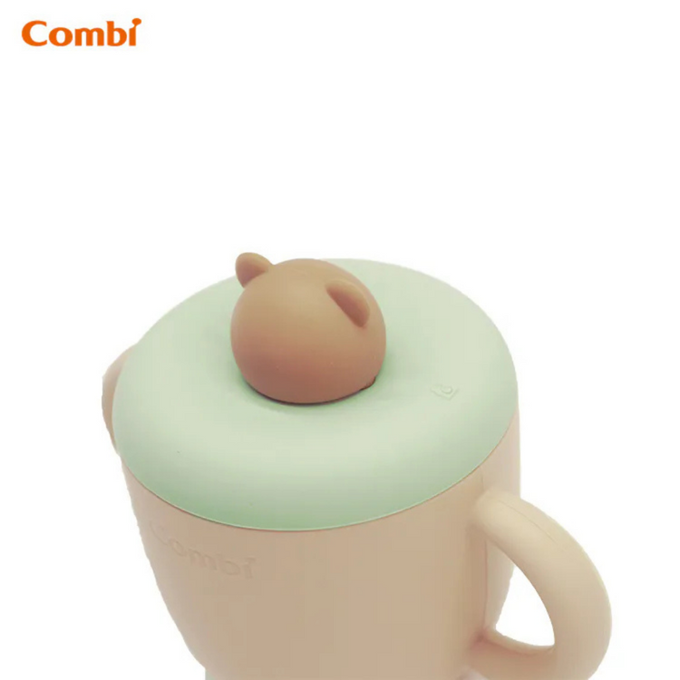 Combi Silicone Bear Suction Cup + Lid (6m+)