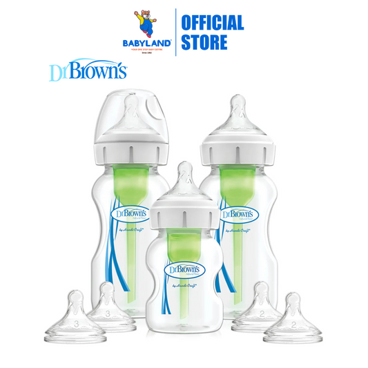 Dr Brown's Options+ Anti Colic Wide Neck Starter Set