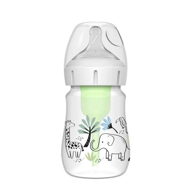 Dr Brown's Options+ PP Wide-Neck Bottle with Level 1 Teat (150mL)(1-pack)