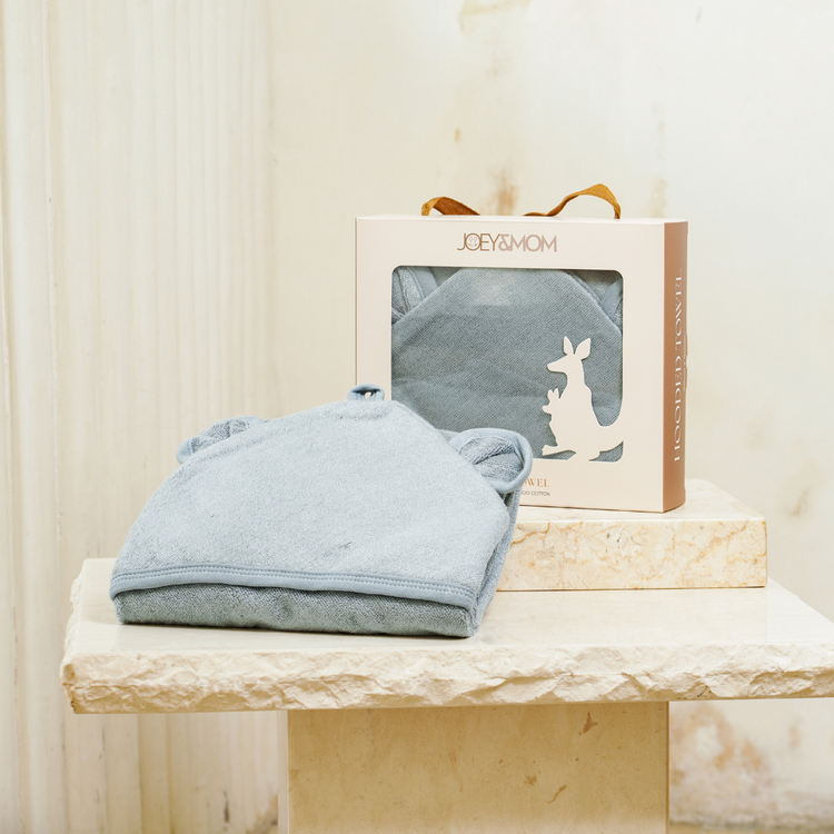Joey & Mom Hooded Towel