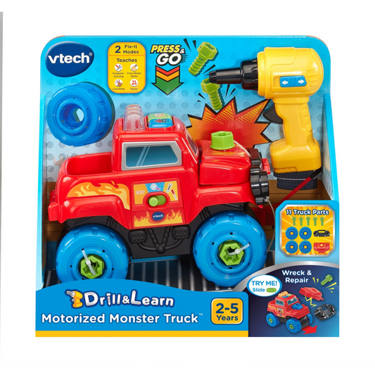 Vtech Drill & Learn Motorized Monster Truck (2-5yrs)