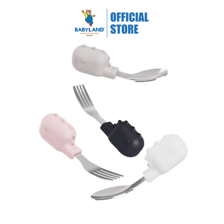 He or She Baby Fork & Spoon Set