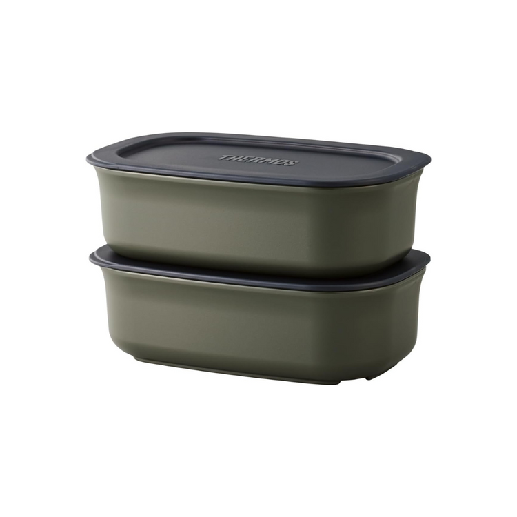 Thermos 200ml Soup Jar + 2pcs 300ml Food Container Set [JEA-801]