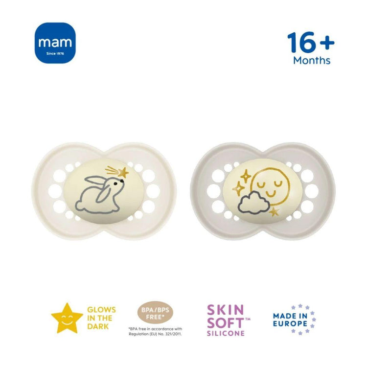 MAM Original Silicone Soother (16m+) set of 2