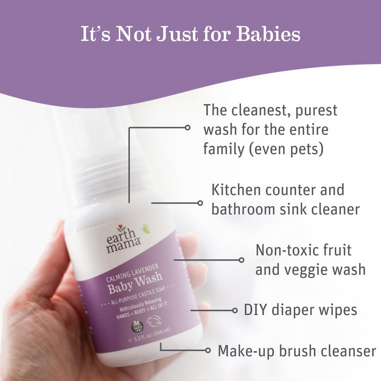 Earth Mama Calming Lavender Baby Wash 160ml