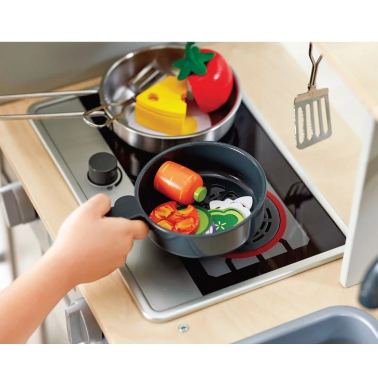 Hape 3177 Deluxe Kitchen Playset With Fan Fryer (3y+)