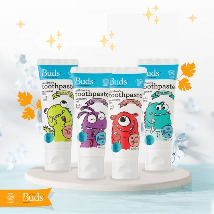 Buds Children's Toothpaste With Xylitol 50ml (1-3yrs)