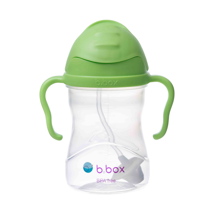 B.Box Baby Sippy Straw Cup 240ml With 360 Degree Weighted Straw (6m+) / Replacement Straw Set