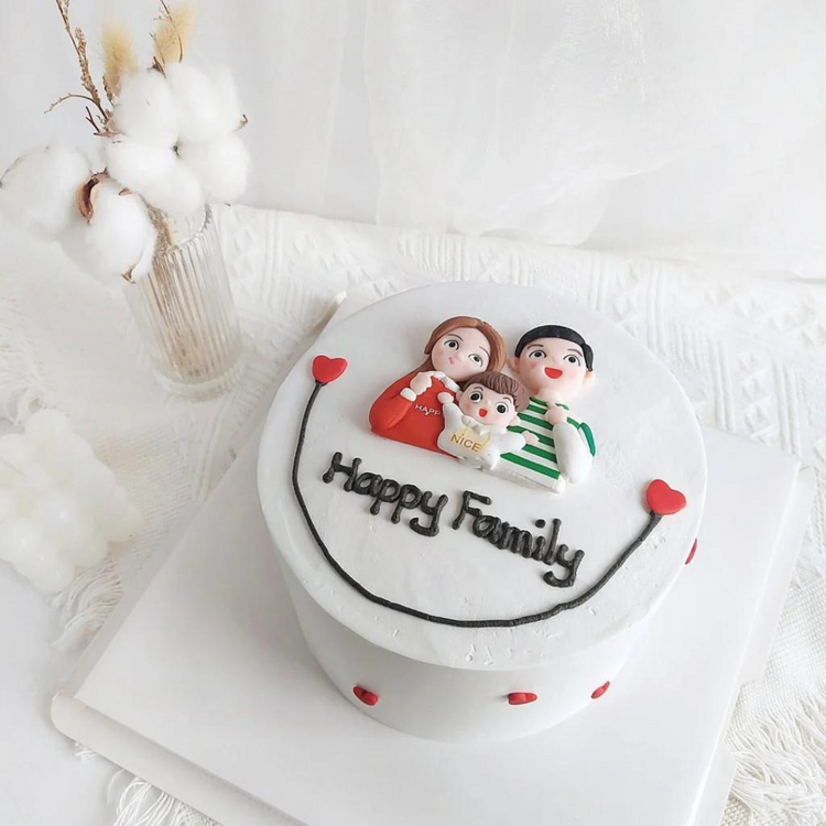 [PRE-ORDER] Yippii Happy Family Cake 6 inch