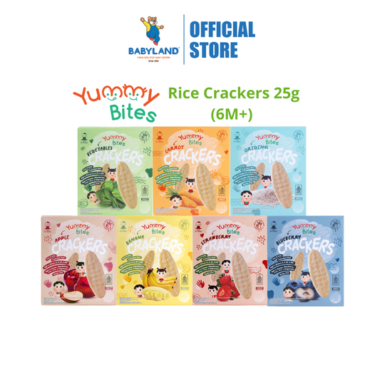 Yummy Bites Rice Crackers 25g (6M+)