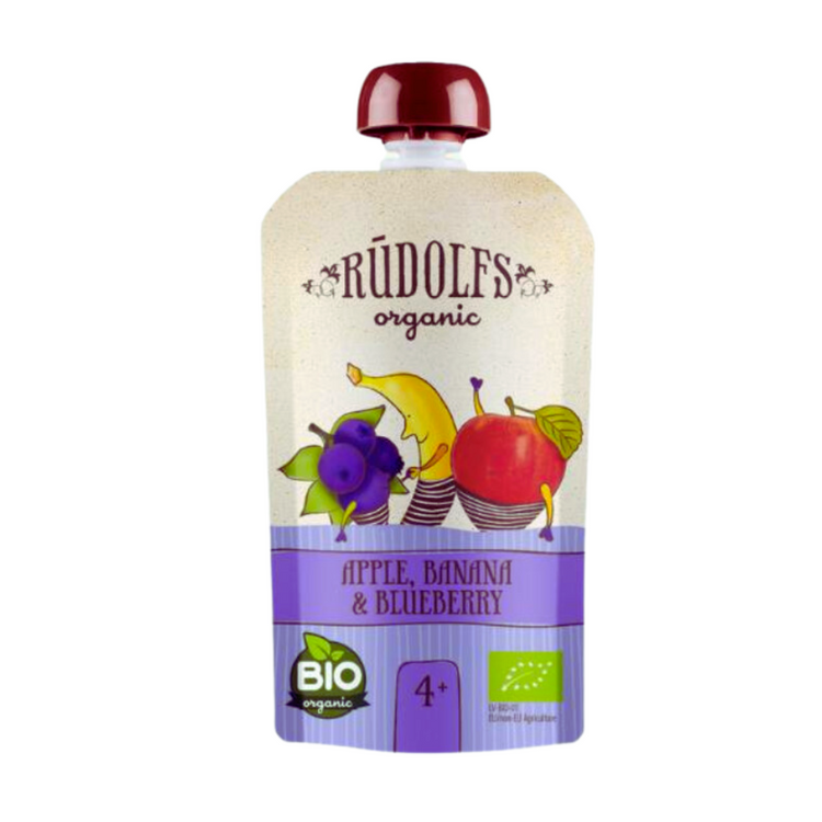 [Halal] Rudolfs Organic Premium Baby Food in Pouches (suitable: 4m+ -- 6m+)