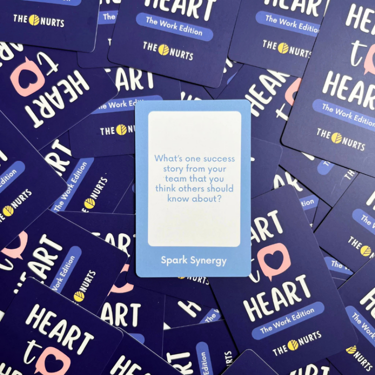 The Nurts Heart-To-Heart The Work Edition Cards | Cards for Team Building | Suitable for Working Professionals |Ice Breaking Game