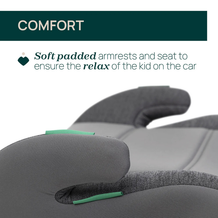 Chicco Quasar Fix With Isofix Booster Seat - Obsidian | From 125 till 150cm