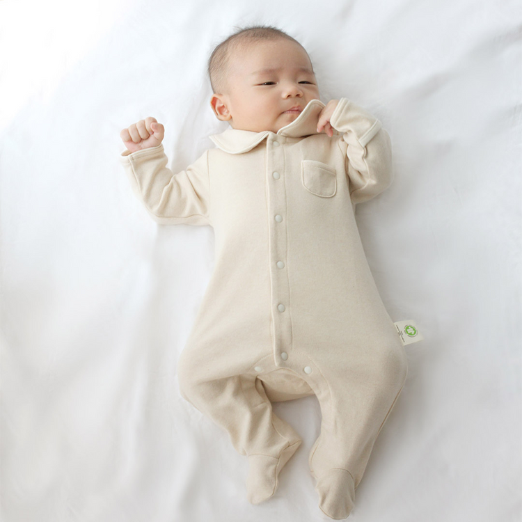 Twinkle Planet Organic Collar Onepiece Pyjamas - Purely Natural