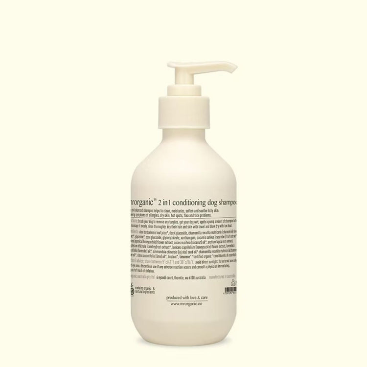 Mrorganic 2 in 1 Conditioning Dog Shampoo 300ml
